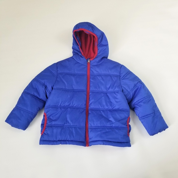 healthtex Other - Healthtex blue red hooded puffer boys jacket
